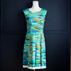 Calvin Klein | Cotton Sleeveless Fit & Flare Dress